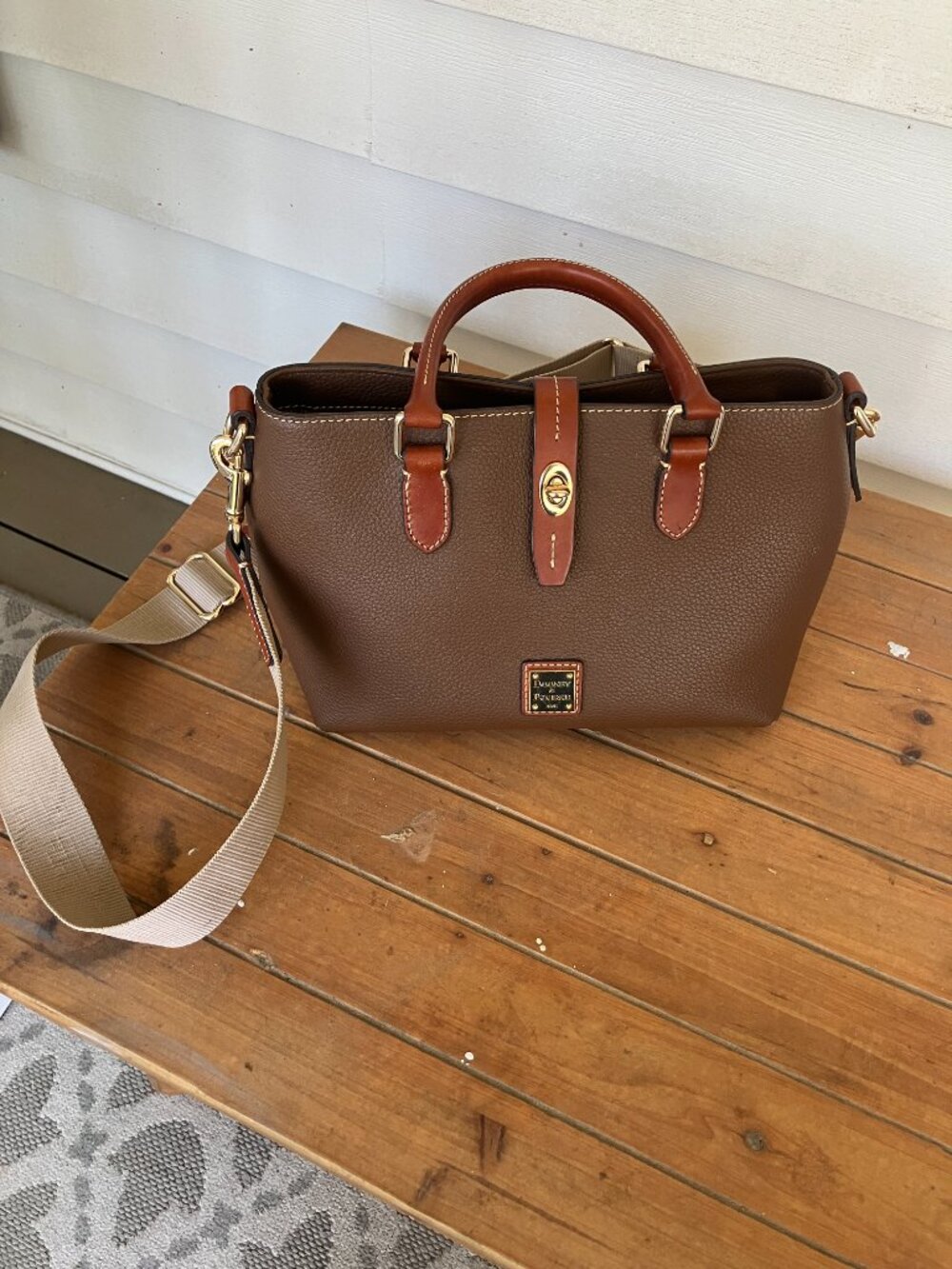Dooney & Bourke Satchel with Web - Picture 7 of 7